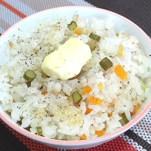 炊飯器で作るにんにくの芽のピラフ